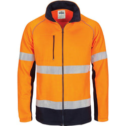 DNC Taped HiVis 2-Tone Full Zip Fleecy - 3726