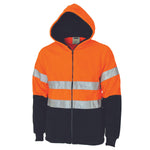DNC Taped HiVis 2-Tone Full Zip Polar Fleecy - 3926-Queensland Workwear Supplies