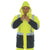 DNC Taped HiVis 2-Tone Light Weight Rain Jacket - 3879-Queensland Workwear Supplies