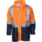 DNC Taped HiVis 2-Tone Light Weight Rain Jacket - 3879-Queensland Workwear Supplies