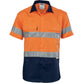 DNC Taped HiVis 2-Tone Light Weight Short Sleeve Cotton Shirt - 3887