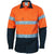 DNC Taped HiVis 2-Tone Long Sleeve Drill Shirt - 3536-Queensland Workwear Supplies