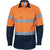 DNC Taped HiVis 2-Tone Long Sleeve Drill Shirt - 3982-Queensland Workwear Supplies