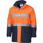 DNC Taped HiVis 2-Tone Parka - 3768-Queensland Workwear Supplies