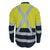 DNC Taped HiVis 2-Tone X-Back Light Weight Long Sleeve Cotton Shirt - 3547-Queensland Workwear Supplies