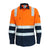 DNC Taped HiVis 2-Tone X-Back Light Weight Long Sleeve Cotton Shirt - 3547-Queensland Workwear Supplies