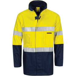 DNC Taped HiVis "2in1" Cotton Drill Jacket - 3767