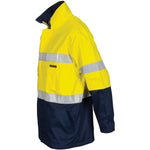 DNC Taped HiVis "2in1" Cotton Drill Jacket - 3767-Queensland Workwear Supplies