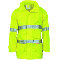 DNC Taped HiVis Breathable Anti-Static Jacket - 3875-Queensland Workwear Supplies