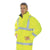 DNC Taped HiVis Breathable Rain Jacket - 3871-Queensland Workwear Supplies