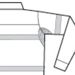 DNC Taped HiVis Close Front Long Sleeve Cotton Shirt - 3945-Queensland Workwear Supplies