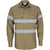 DNC Taped HiVis Cool-Breeze Light Weight Long Sleeve Cotton Shirt - 3967-Queensland Workwear Supplies