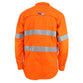 DNC Taped HiVis Flame Retardant & Arc HRC1 Lightweight Long Sleeve Shirt - 3446