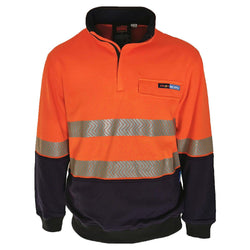 DNC Taped HiVis Flame Retardant & Arc Rated 1/2 Zip Jumper - 3424