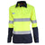 DNC Taped HiVis Flame Retardant & Arc Rated HRC2 2-Tone Long Sleeve Womens Shirt - 3457-Queensland Workwear Supplies