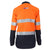 DNC Taped HiVis Flame Retardant & Arc Rated HRC2 2-Tone Long Sleeve Womens Shirt - 3457-Queensland Workwear Supplies