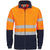 DNC Taped HiVis Full Zip Polar Fleece - 3830-Queensland Workwear Supplies