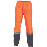 DNC Taped HiVis Light Weight Rain Pants - 3880-Queensland Workwear Supplies