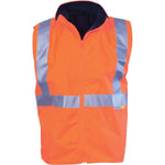 DNC Taped HiVis Reversible Vest - 3865-Queensland Workwear Supplies