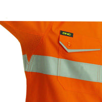 DNC Taped HiVis RipStop Long Sleeve Cotton Cool Shirt - 3590-Queensland Workwear Supplies
