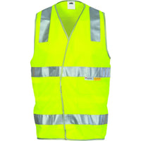 DNC Taped HiVis Safety Vest - 3803-Queensland Workwear Supplies