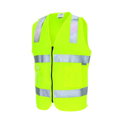 DNC Taped HiVis Safety Vest With ID Pocket - 3807