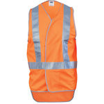 DNC Taped HiVis Safety Vest, With Tail & X-Back - 3802-Queensland Workwear Supplies