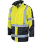 DNC Taped HiVis X-Back "2in1" Contrast Rain Jacket - 3993