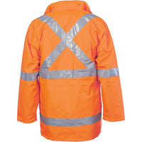 DNC Taped HiVis X-Back "2in1" Rain Jacket - 3995-Queensland Workwear Supplies