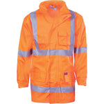 DNC Taped HiVis X-Back "2in1" Rain Jacket - 3995-Queensland Workwear Supplies