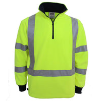 DNC Taped HiVis X-Back Polar Fleece - 3730-Queensland Workwear Supplies