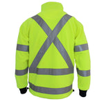 DNC Taped HiVis X-Back Polar Fleece - 3730-Queensland Workwear Supplies