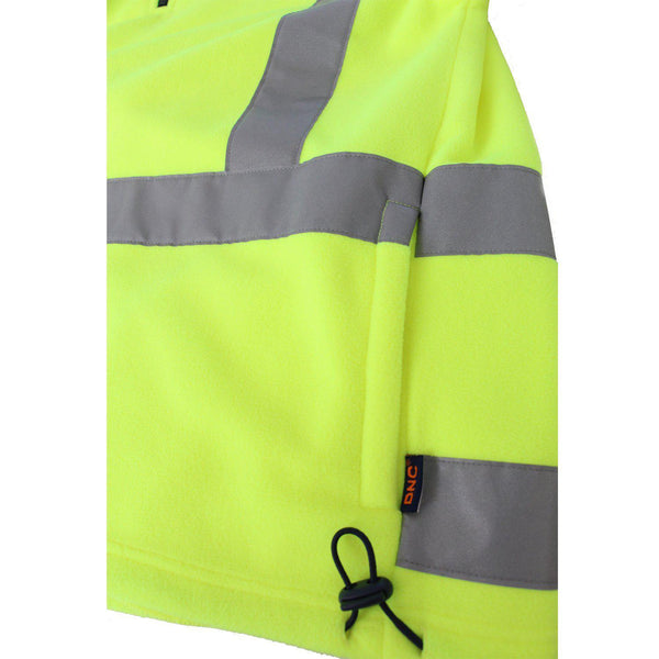 DNC Taped HiVis X-Back Polar Fleece - 3730-Queensland Workwear Supplies