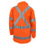 DNC Taped HiVis X-Back Rain Jacket - 3996-Queensland Workwear Supplies