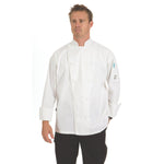 DNC Traditional Chef Long Sleeve Jacket - 1102-Queensland Workwear Supplies