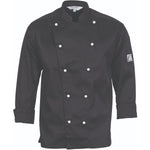 DNC Traditional Chef Long Sleeve Jacket - 1102-Queensland Workwear Supplies