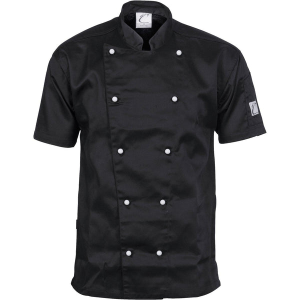 DNC Traditional Chef Short Sleeve Jacket - 1101-Queensland Workwear Supplies