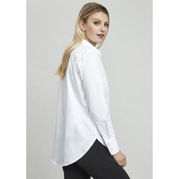 Fashion Biz Camden Ladies Long Sleeve Shirt - S016LL-Queensland Workwear Supplies
