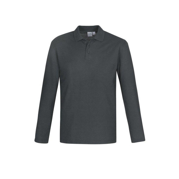 Fashion Biz Crew Mens Long Sleeve Polo - P400ML-Queensland Workwear Supplies