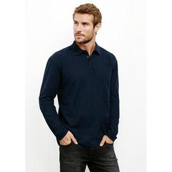 Fashion Biz Crew Mens Long Sleeve Polo - P400ML