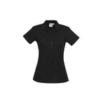 Fashion Biz Ladies Crew Polo - P400LS-Queensland Workwear Supplies