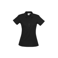 Fashion Biz Ladies Crew Polo - P400LS-Queensland Workwear Supplies