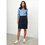 Fashion Biz Lawson Ladies Chino Skirt - BS022L-Queensland Workwear Supplies