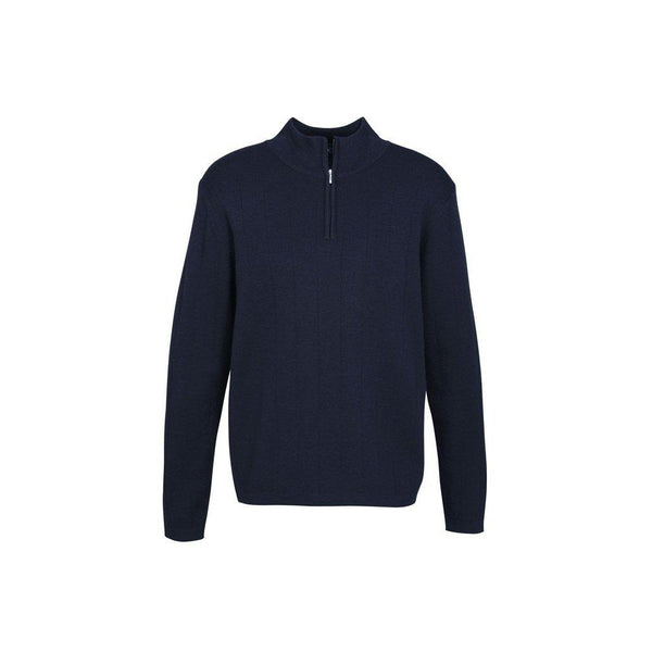 Fashion Biz Mens 80/20 Wool-Rich Pullover - WP10310-Queensland Workwear Supplies