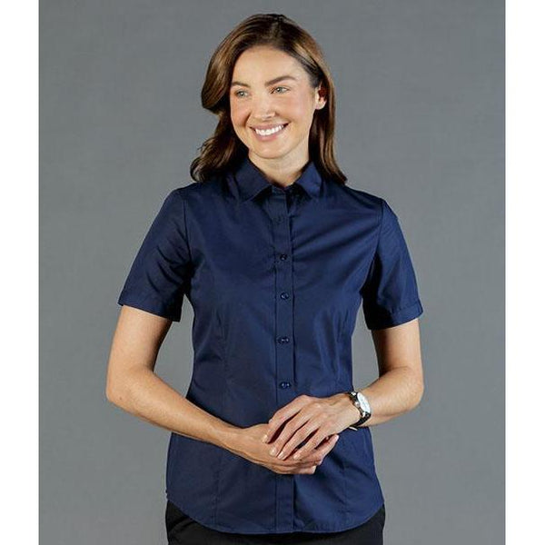 Buy Gloweave Career Womens Premium Poplin Short Sleeve Shirt - 1520WS ...