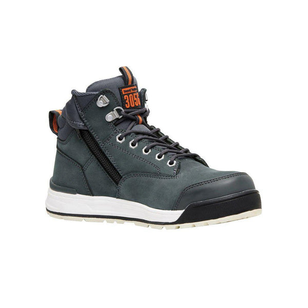Hard Yakka 3056 Lace Zip Navy Boot - Y60204-Queensland Workwear Supplies