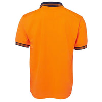 JB's HiVis Short Sleeve Traditional Polo - 6HVPS-Queensland Workwear Supplies
