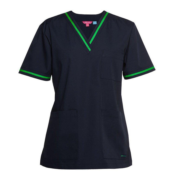 JB's Ladies Contrast Scrubs Top - 4SCT1-Queensland Workwear Supplies
