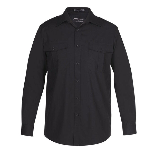 JB's Long Sleeve Epaulette Shirt - 6E-Queensland Workwear Supplies