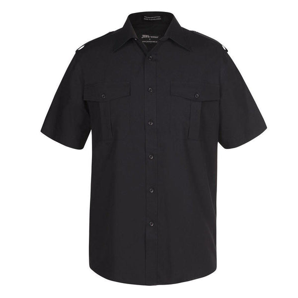JB's Short Sleeve Epaulette Shirt - 6E-S-Queensland Workwear Supplies